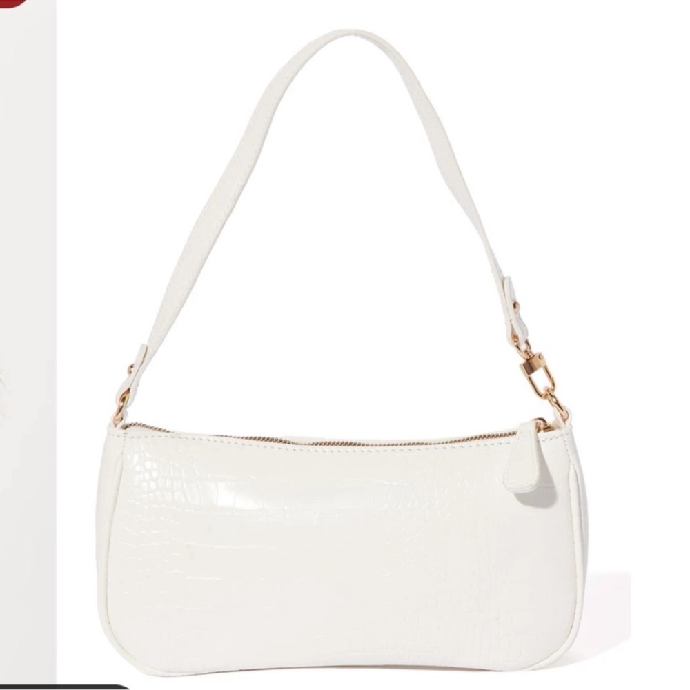 White shoulder bag